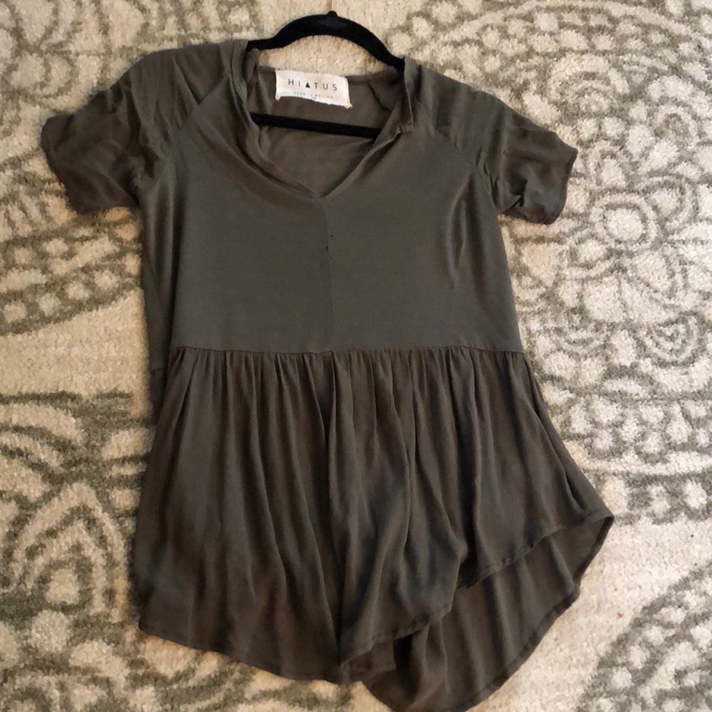 Nordstrom Olive Green Shirt